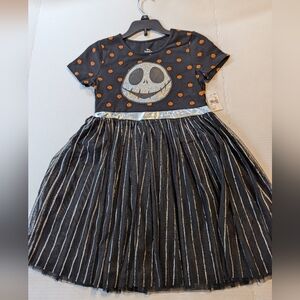 Girls Disney Nightmare Before Christmas Dress Size Medium (7/8) BNWT